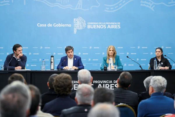 Conferencia de prensa del gobernador Kicillof