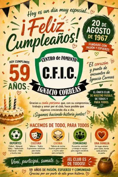 Publicación del Centro de Fomento por el aniversario
