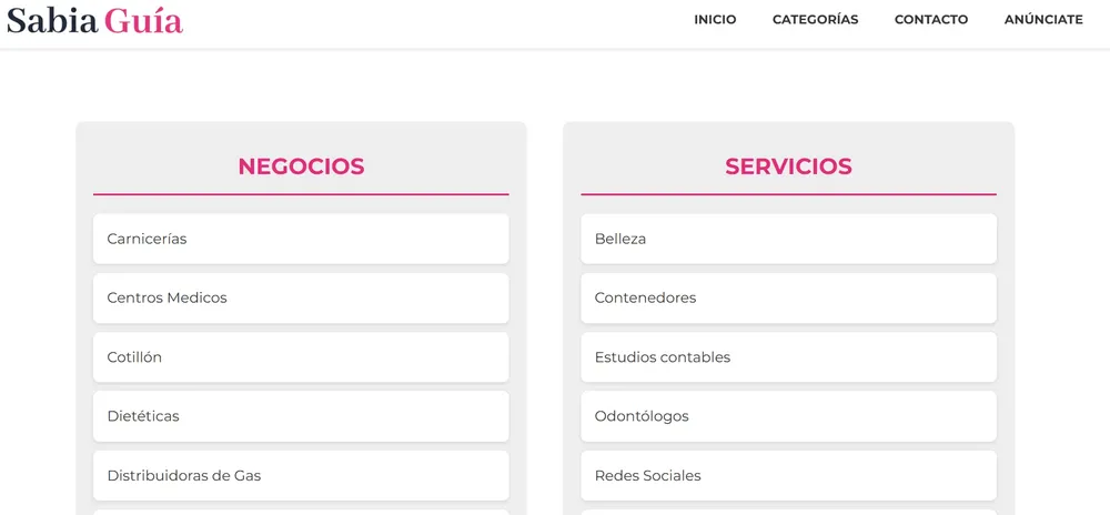 vista previa Sabia Guia