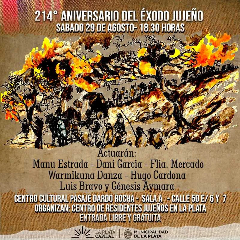 La comunidad jujeña de La Plata recuerda su éxodo