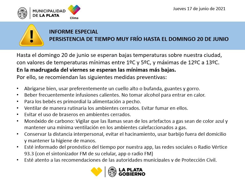 bajas temperaturas