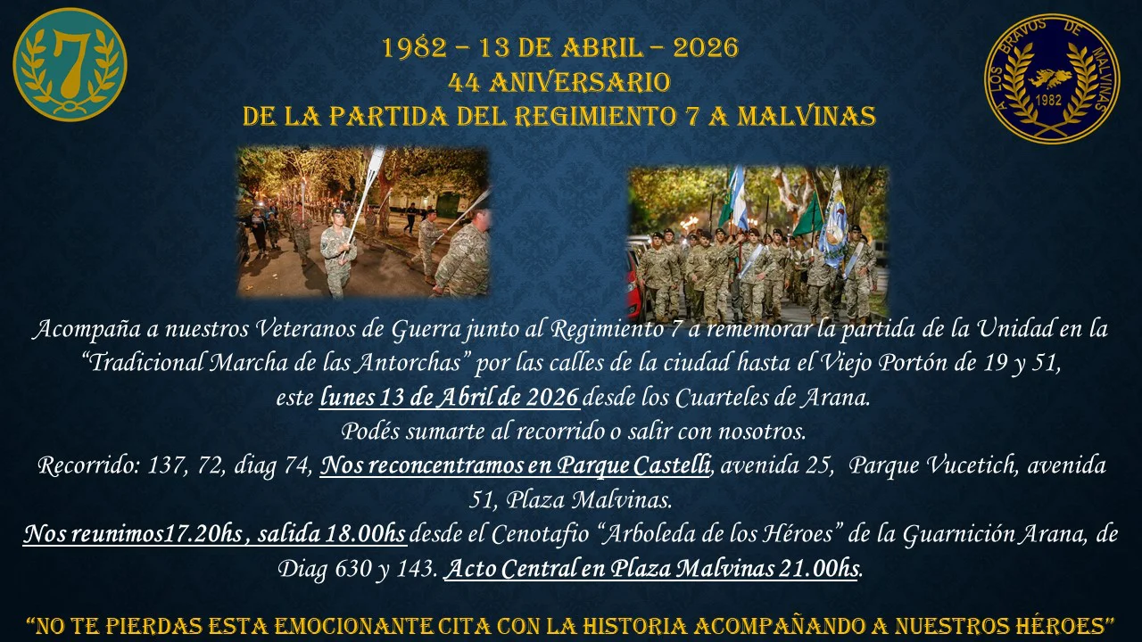 Invitación a la marcha de las antorchas