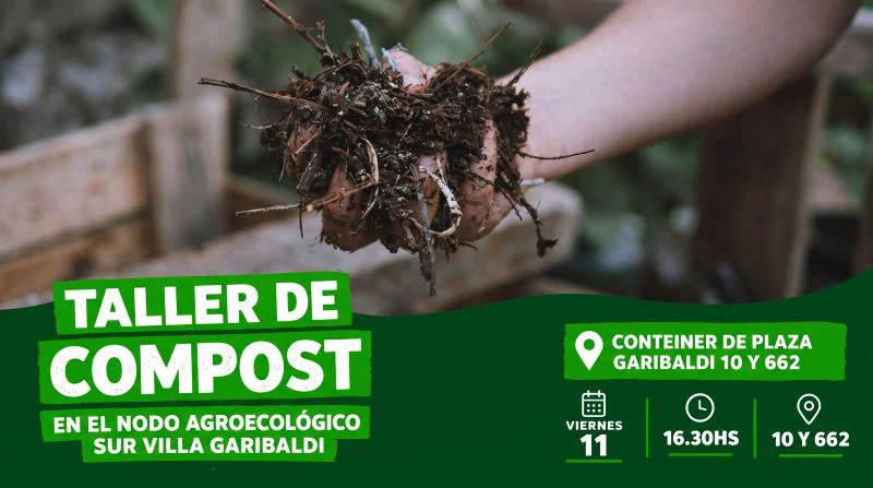 Taller de compost en Villa Garibaldi