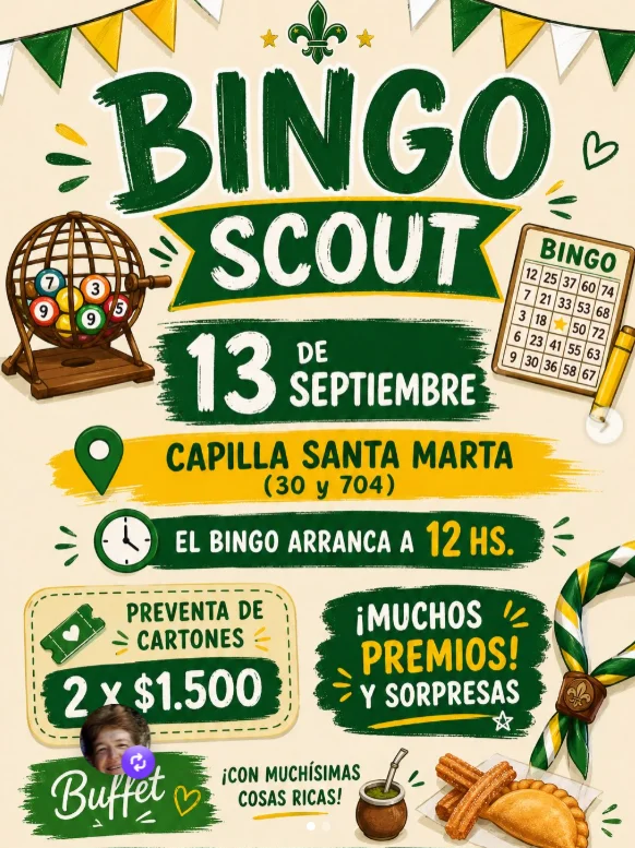 Flyer del Bingo Scout