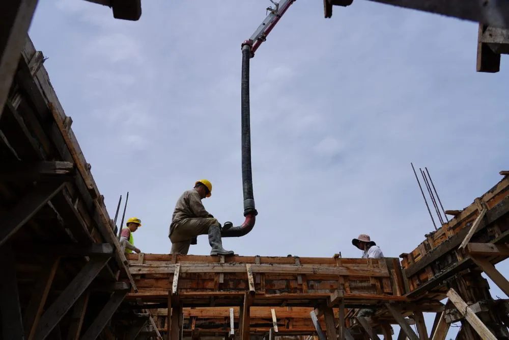 Escuela Secundaria de Ignacio Correas en construcción