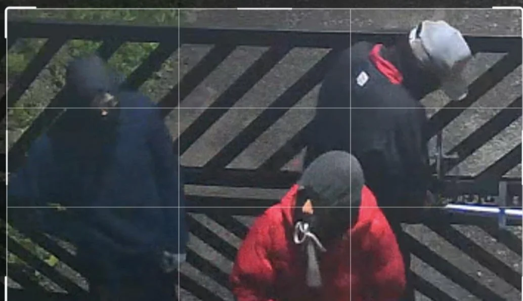 Cámaras de vigilancia captaron a los sospechosos