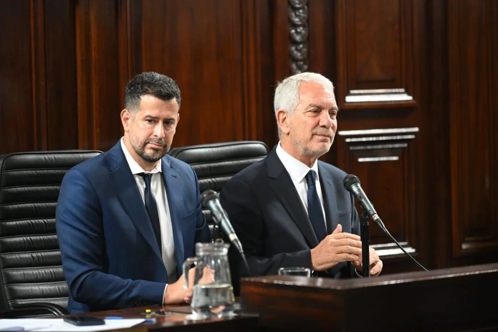 Julio Alak junto a Marcelo Galland