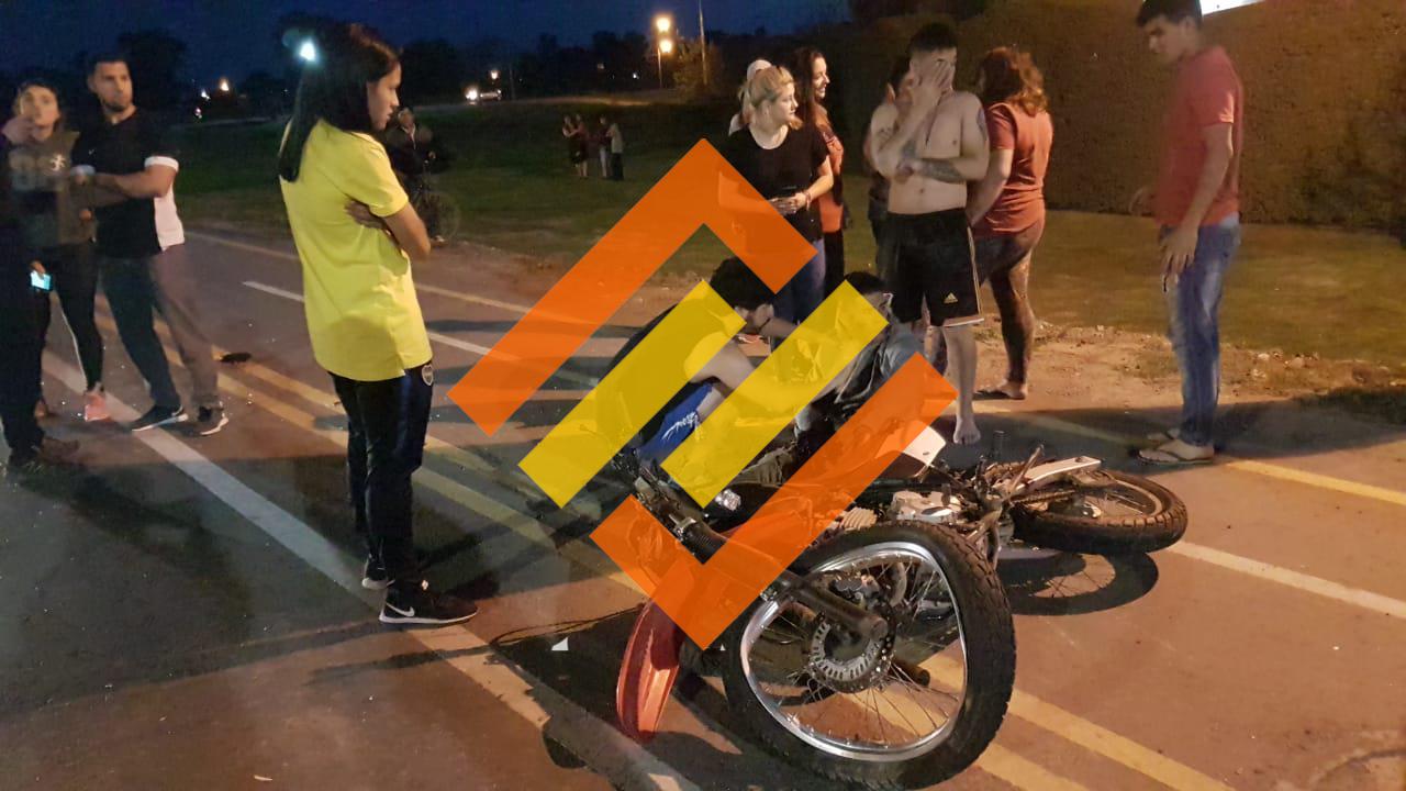 accidente moto avda 7