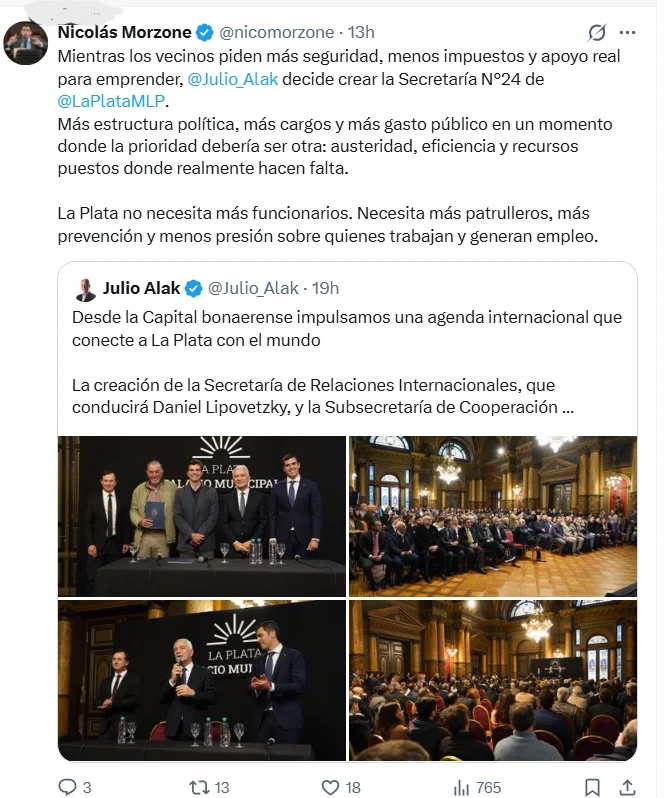 Nicolás Morzone en X