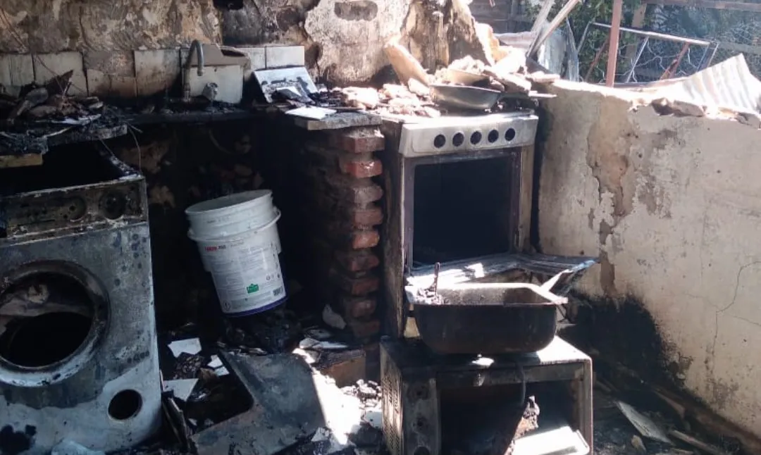 Pérdidas totales en el incendio en Villa Elvira
