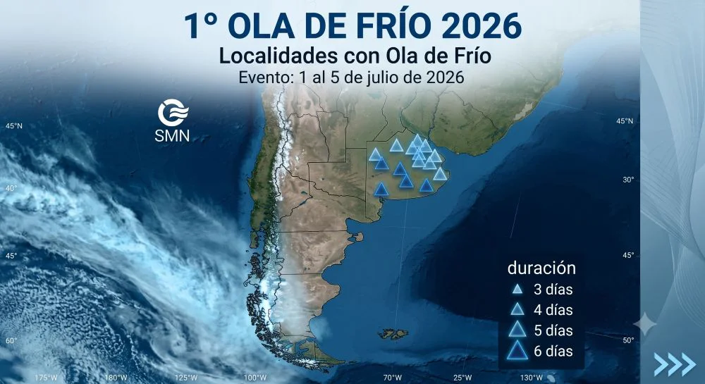 Primera ola de frío del 2026