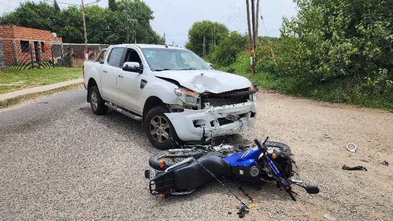 Choque frontal en Av. 7 y 641