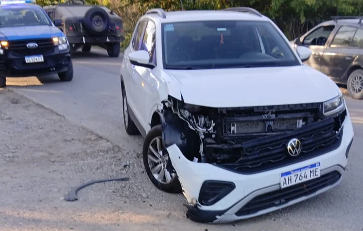 Vehículo involucrado en el choque de Ignacio Correas